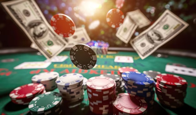 Mobile app interface showing live casino tables and sports markets